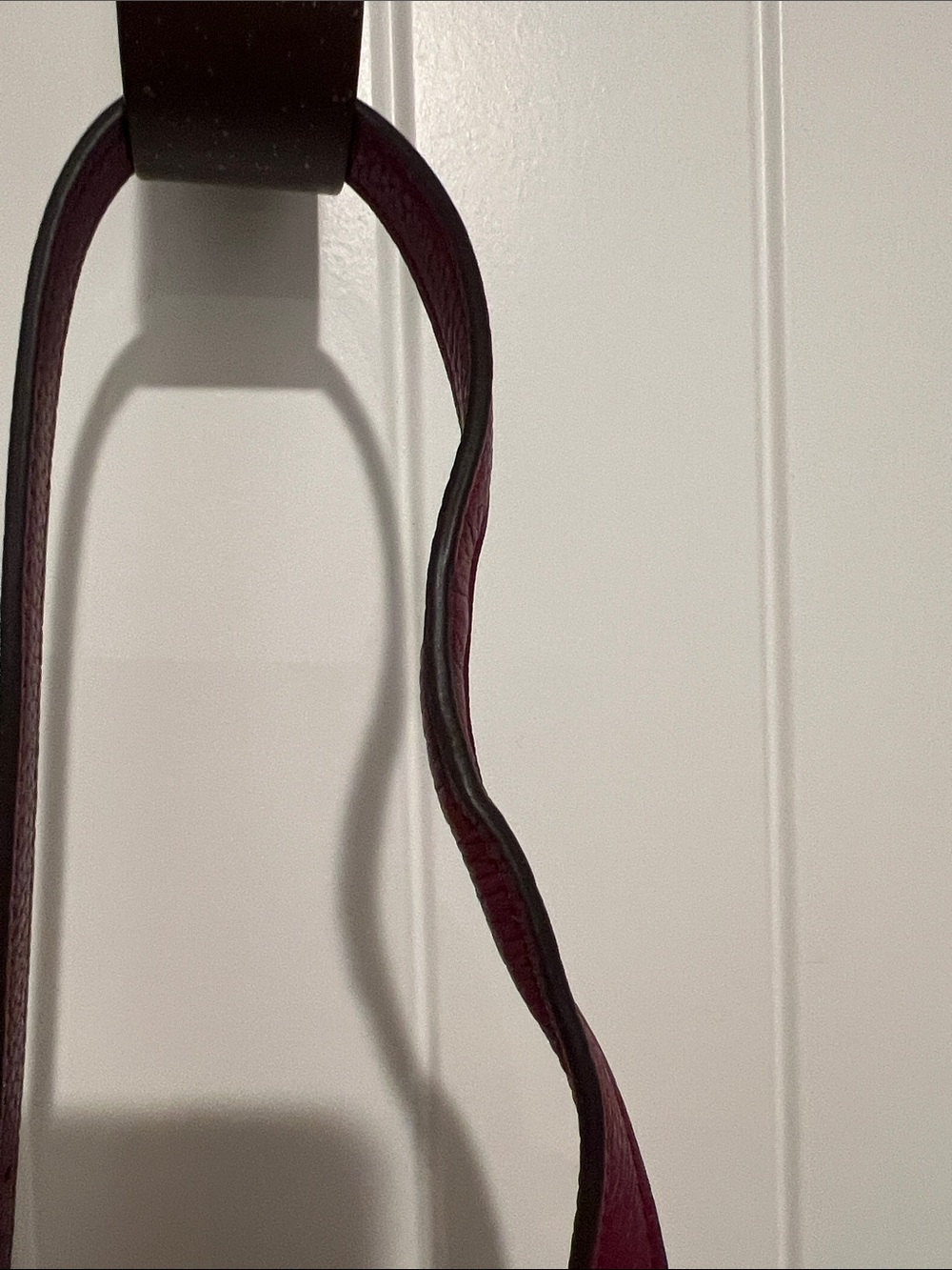 kate spade Wine Pebbled Leather Crossbody Bag with Tassel - Picture 4 of 11